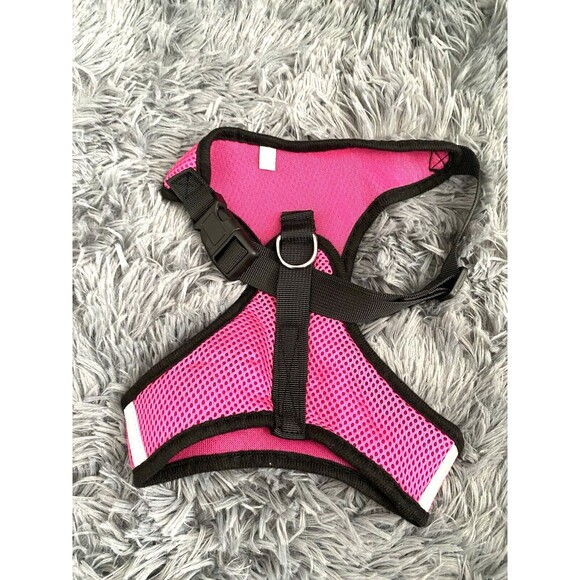 Cat Dog Pet Harness Hot Pink Adjustable Control Vest Dogs S M L XL Leash - Picture 3 of 8